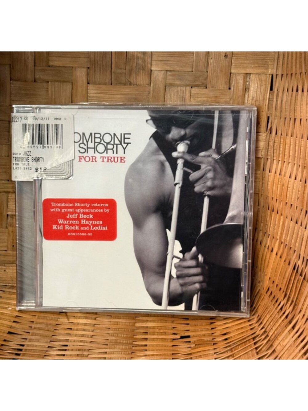 Trombone Shorty "For True" CD 2011 Verve Forecast Featuring Jeff Beck Kid Rock &